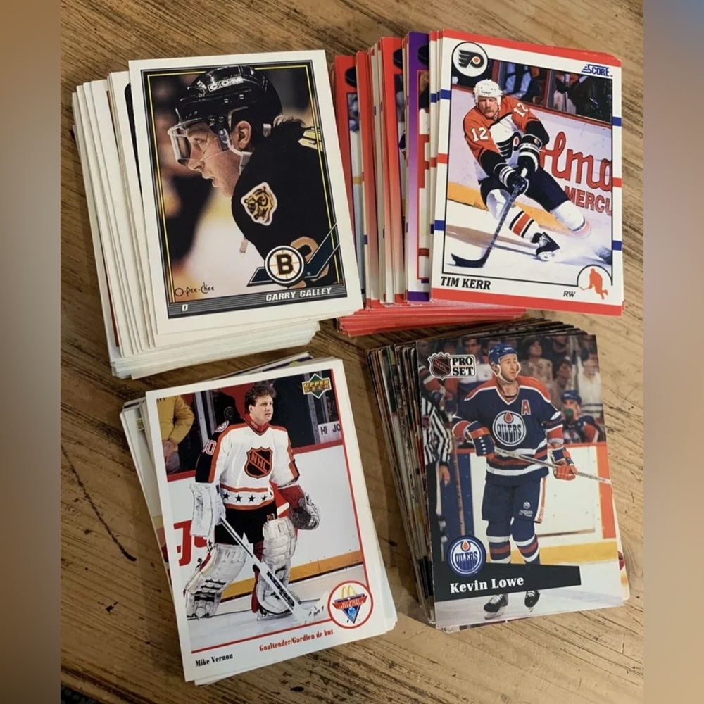 Vintage Hockey Trading Cards Collection